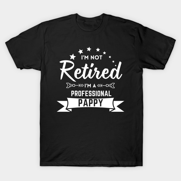 Retired I'm A Professional Pappy - Christmas, Party T-Shirt by JunThara